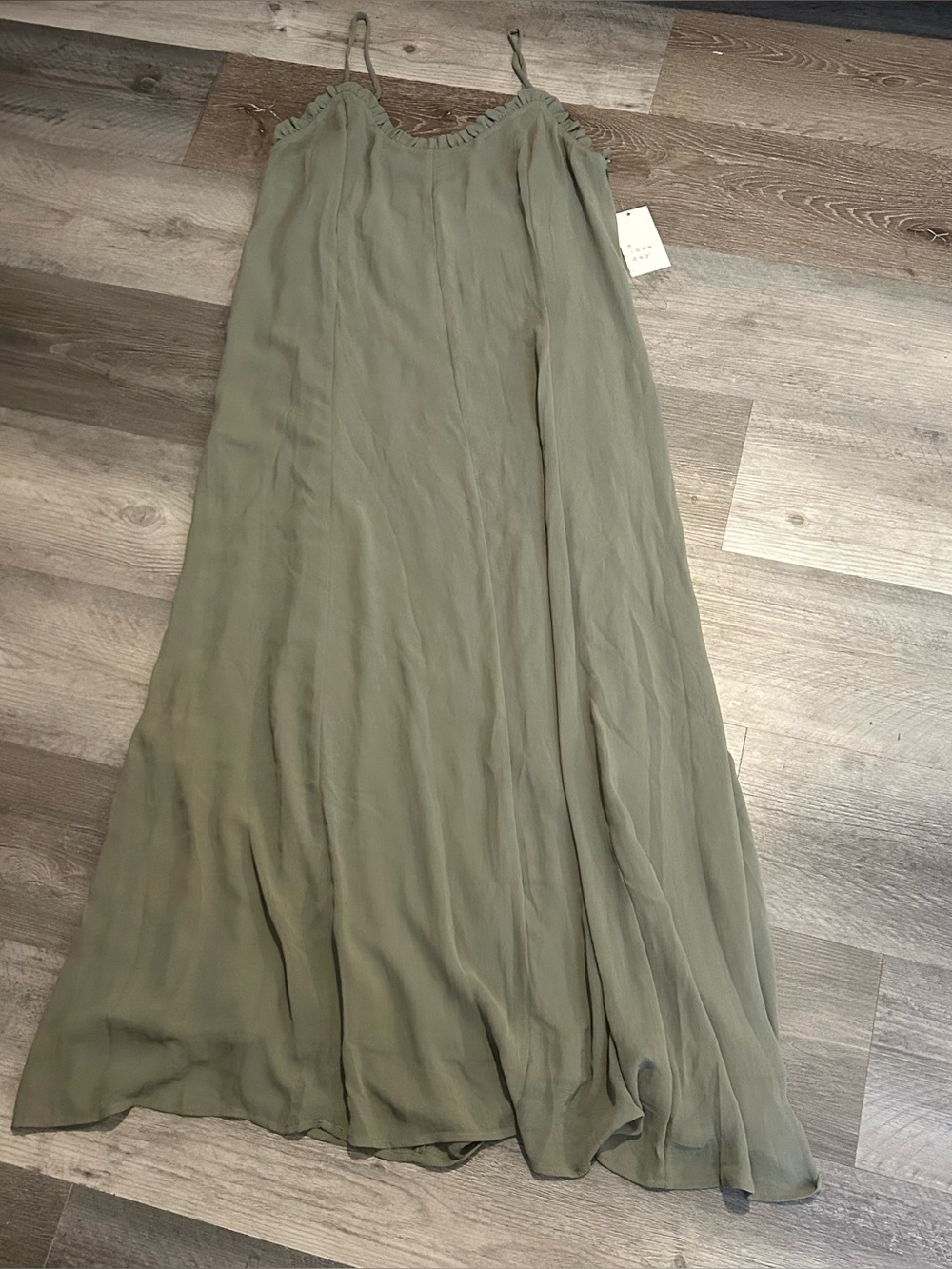 NWT XXL A New Day Green Maxi Dress